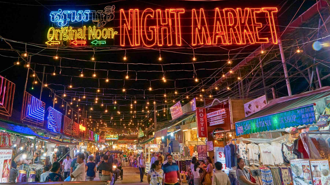 Angkor Night Market in Siem Reap