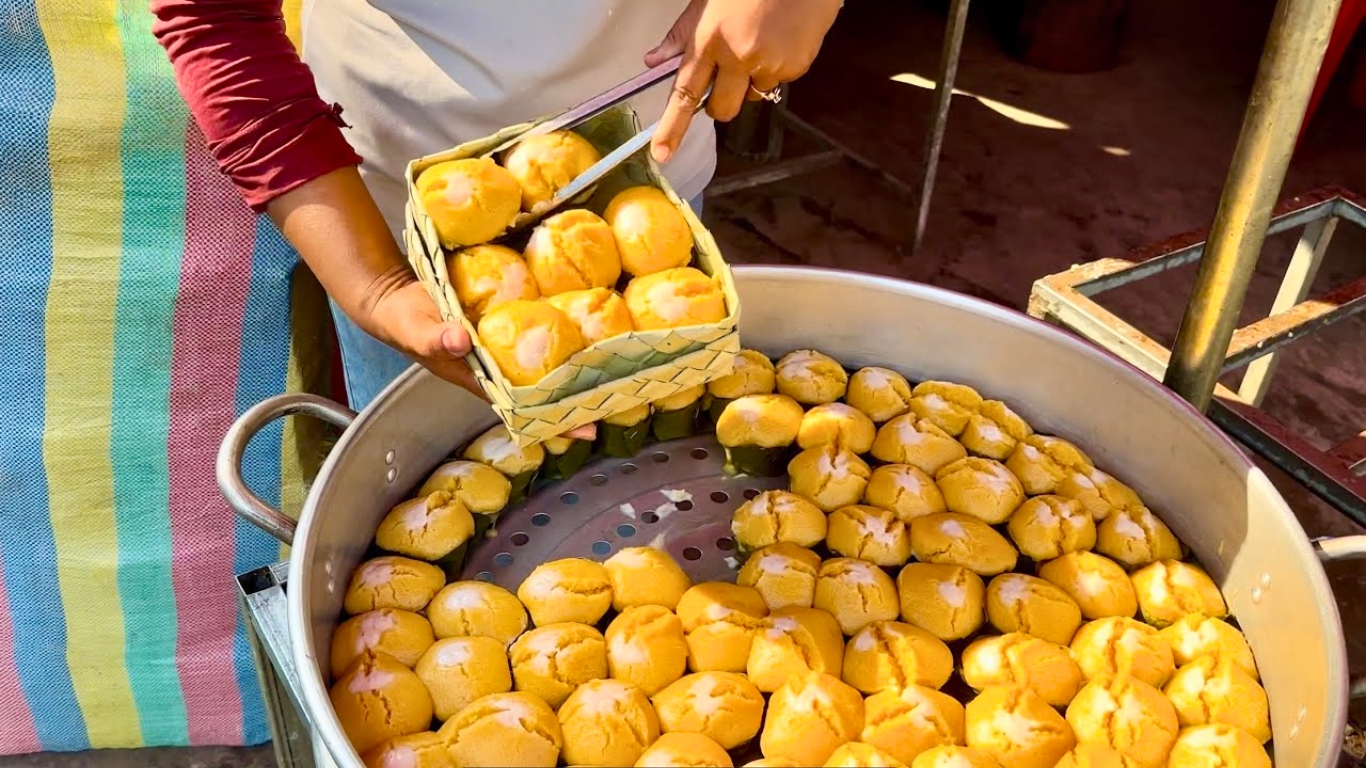 Palm Sugar Cake in Siem Reap