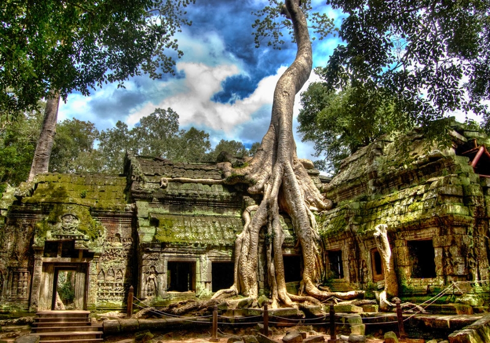 The marvelous Ta Prohm temple of Siem Reap