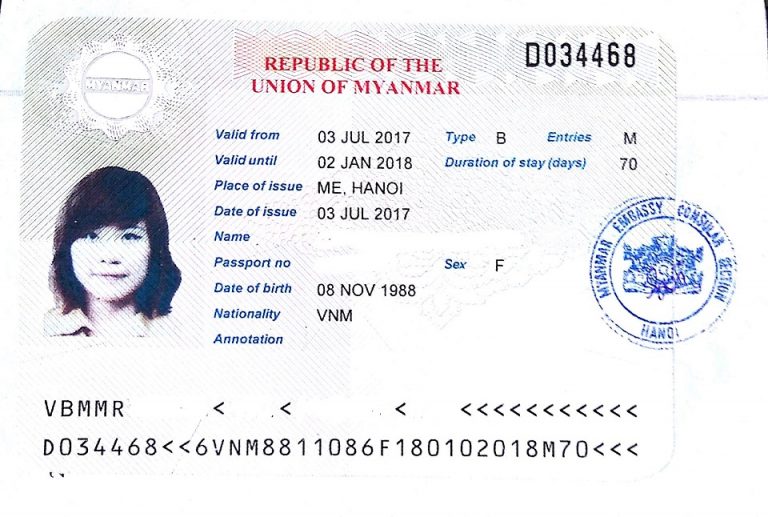 japan visit visa requirements for myanmar citizens