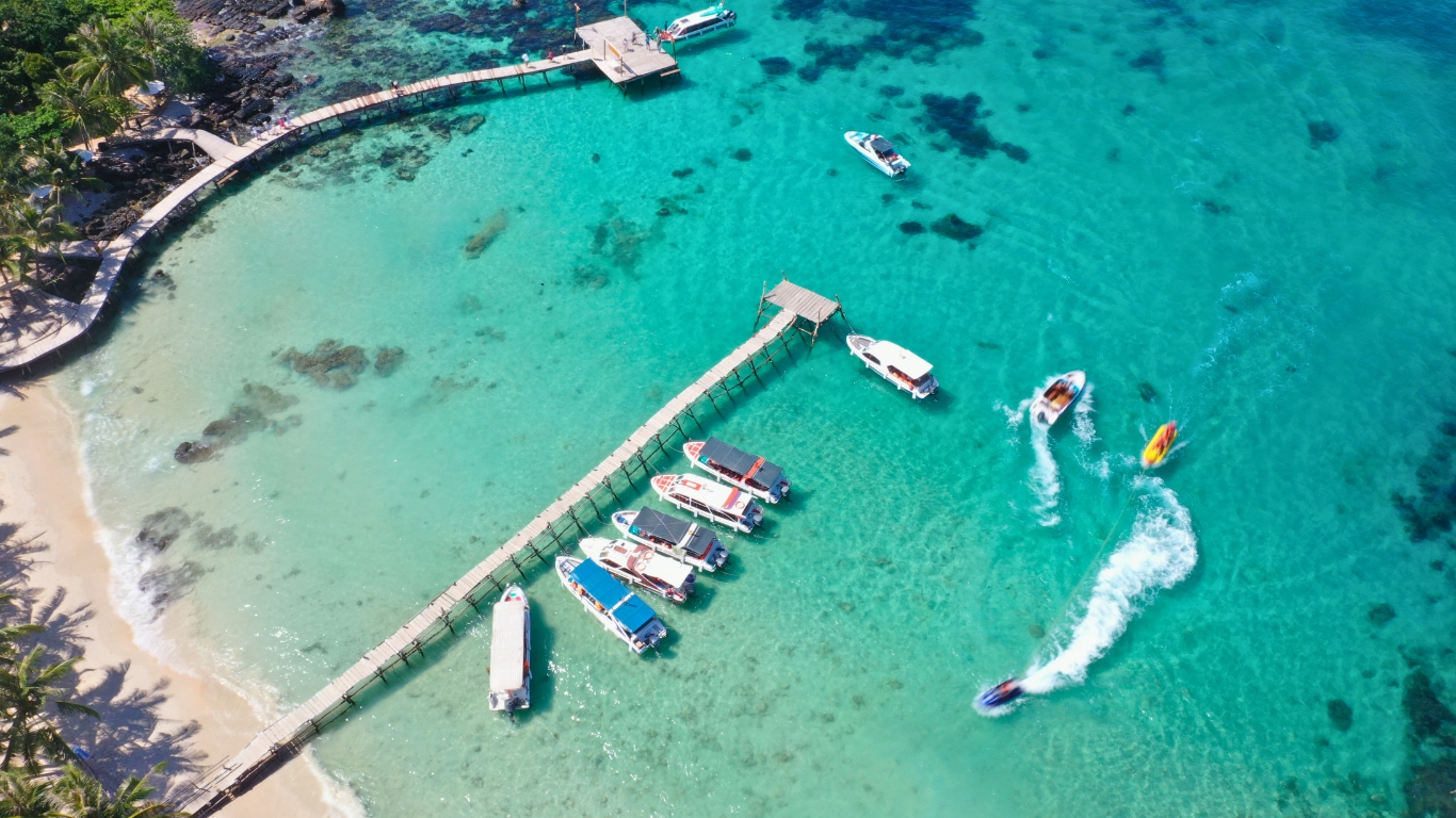 Phu Quoc beach in Vietnam