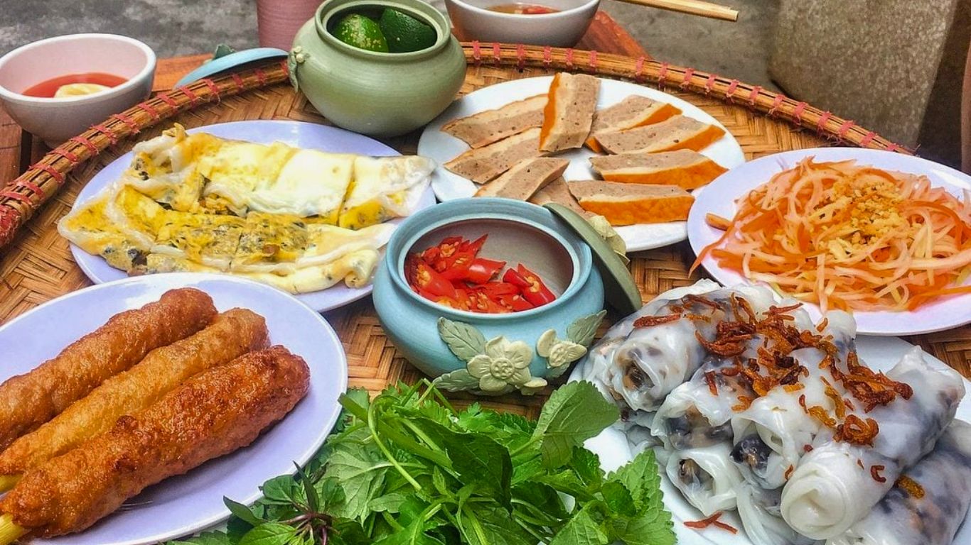 Banh cuon - a must try for breakfast in Hanoi