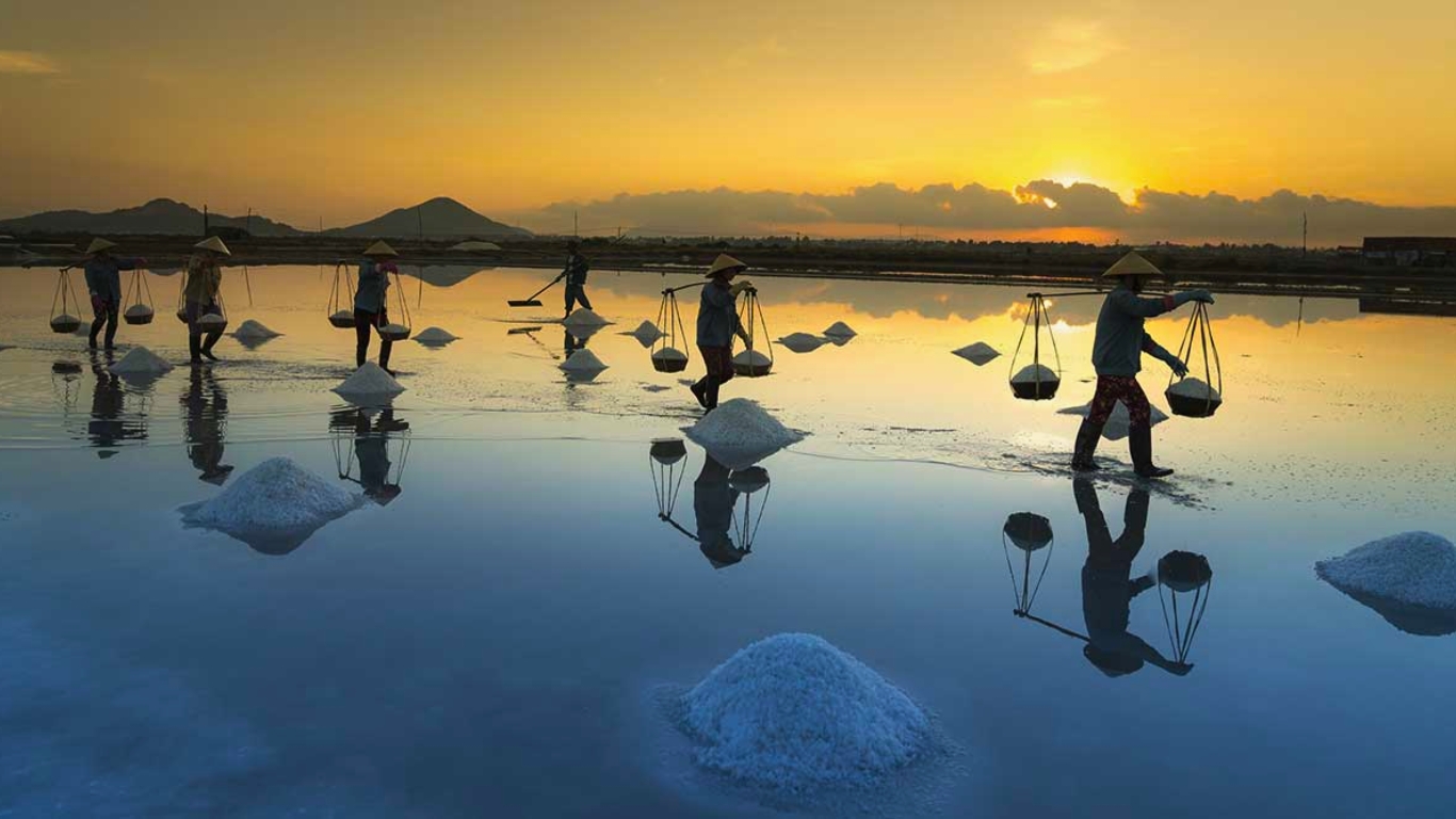 Marvelous Hon Khoi Salt Fields