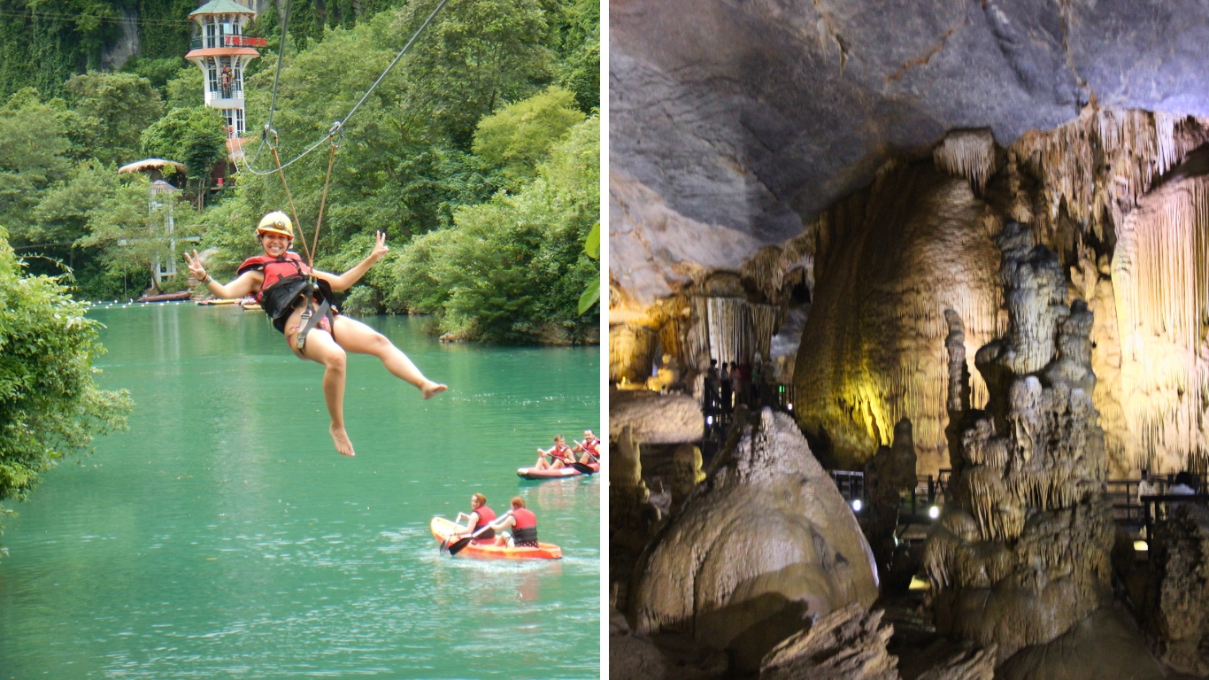 Fantastic activities in Paradise Cave