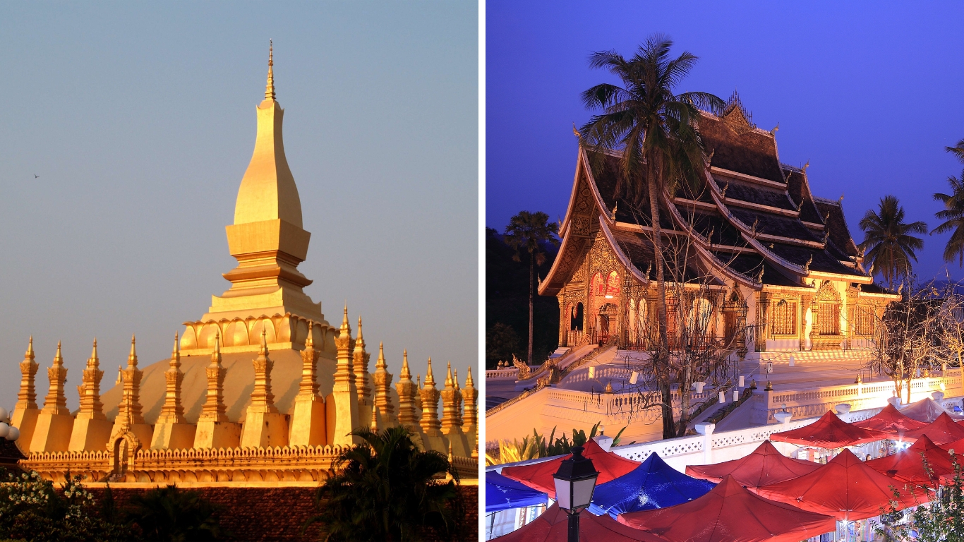 Charms of Vientiane and Luang Prabang in March