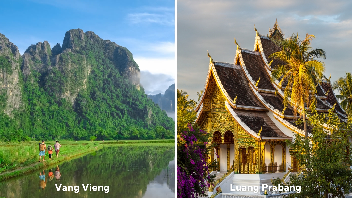 Laos tour with Vang Vieng and Luang Prabang Charms