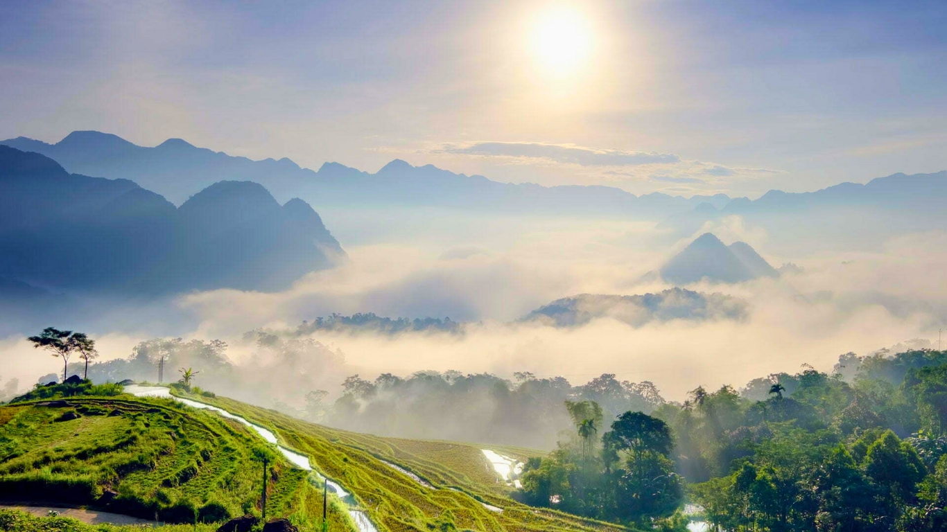 Charming landscape in Pu Luong Central Vietnam